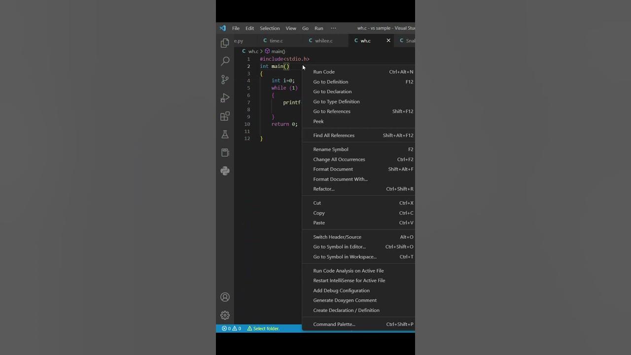 INFINITE LOOP IN C - YouTube