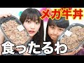 【NOAが壊れました。】メガ盛り牛丼大食いがヤバイww