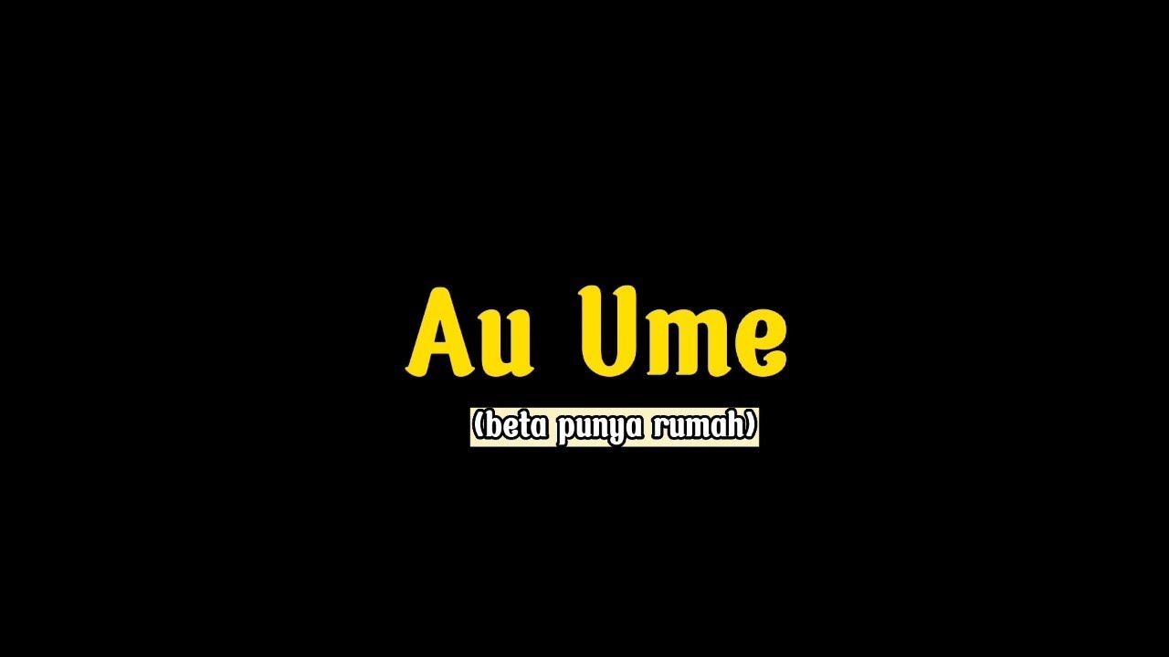 AU UME (beta punya rumah) - Jemaat GMIT Usi Apakaet Kuankobo