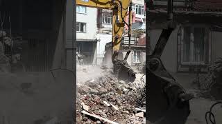 Yıkım sonrası moloz aktarma