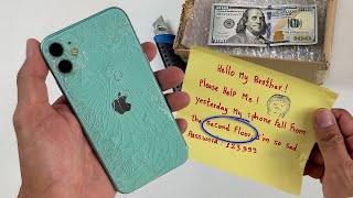 How To Restore/Replace Destroyed iPhone 11 Back Glass Cracked