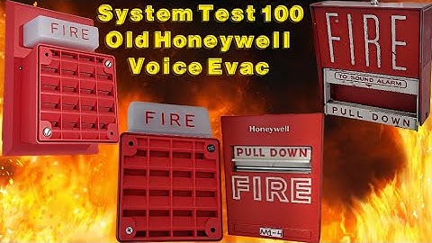 THE BIG 100|System Test 100, Old Honeywell Voice Evac 
