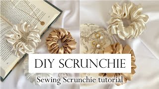EASY DIY SCRUNCHIE TUTORIAL + How to make a scrunchie