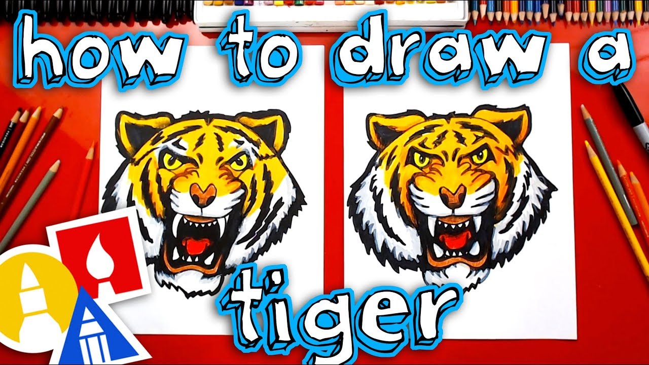 How to draw a tiger