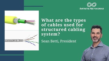 What are the types of cables used for structured cabling system? - Infinite Networks Inc