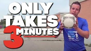 3 minute SOCCER BALL CONTROL routine / ball control drills against a wall Resimi