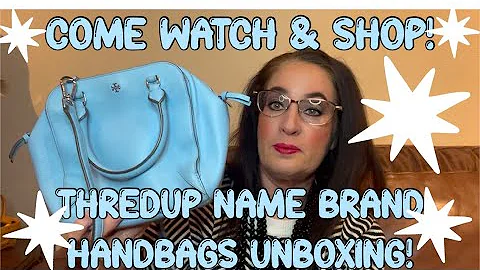 ThredUp NAME BRAND Handbag Unboxing & PURSE SALE! Tory Burch, Dooney & Bourke, Michael Kors & More