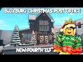 THE NEW BLOXBURG FOURTH ELF IS HERE... AND BUILDING A CHRISTMAS POST OFFICE IN MY TOWN