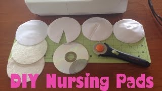 DIY Nursing Pads; Washable, Waterproof Breast Pads