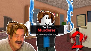 ROBLOX Murder Mystery 2 FUNNY MOMENTS (TIP)