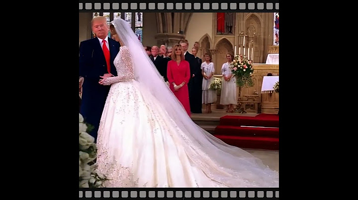 "Donald and Melania Trump's Fairytale Wedding ✨💍 A Celebration of Love and Luxury"