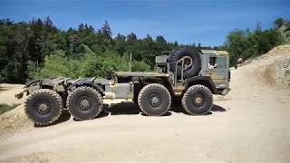 Off-road drive with Kat 8x8