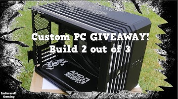Custom Gaming PC GIVEAWAY! - Custom DIY PSU Cover shroud DIY Painted PC Case mod Corsair Air 240