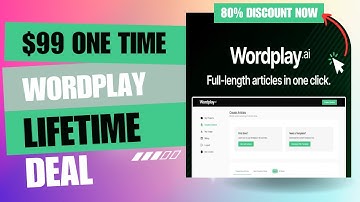 🔥 Wordplay Lifetime Deal | Create 2,000+ Word SEO-Optimized Articles in Just 15 Seconds | $99 Only