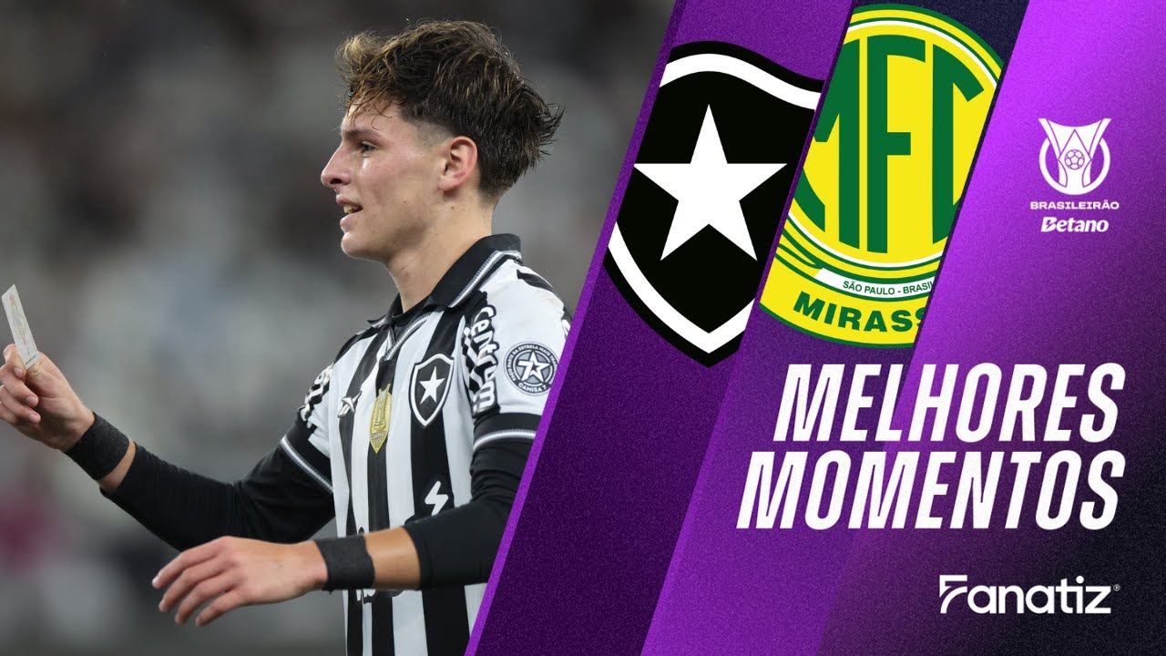 Botafogo 3 x 3 Mirassol I Melhores momentos I Brasileirão 2025 - YouTube
