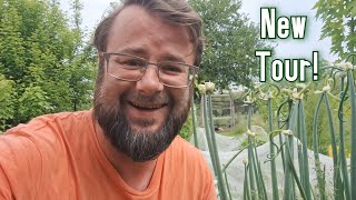 How we Grow Annual Vegetables in our Perennial Food Forest     Raised Beds & Plant Nursery Tour