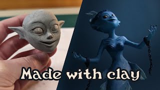 How I Designed and Sculpted a Spooky Mermaid in Polymer Clay