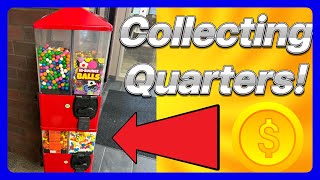 Collecting QUARTERS💰Candy Machine Collection! How Much MONEY!? 🤑