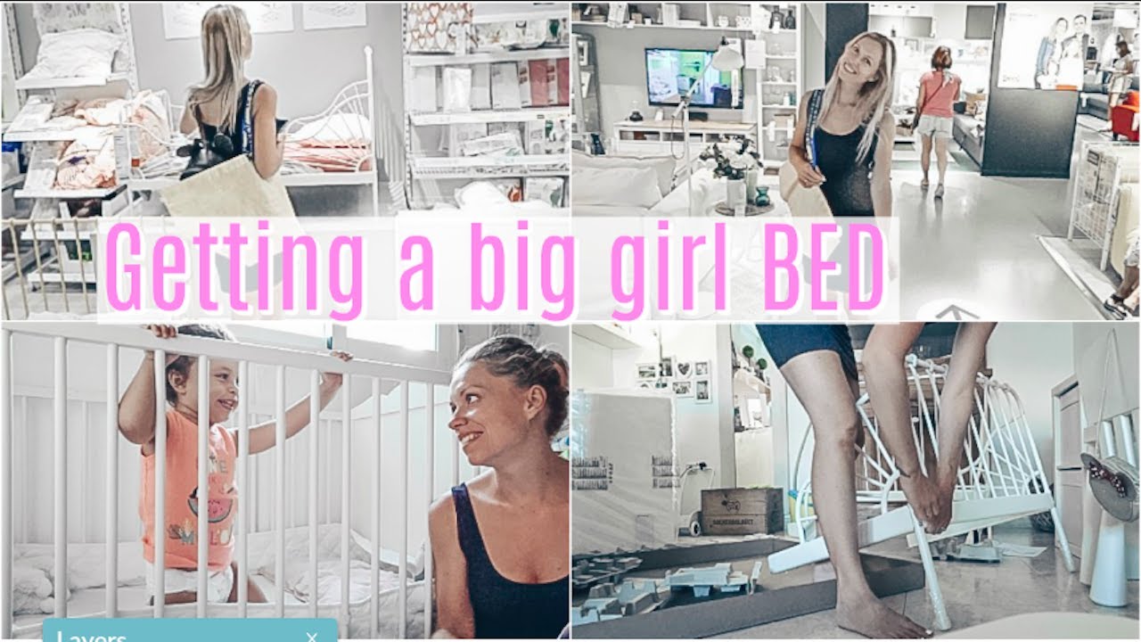 BUYING & BUILDING A TODDLER BED! / LAST NIGHT IN HER CRIB / HOW TO
