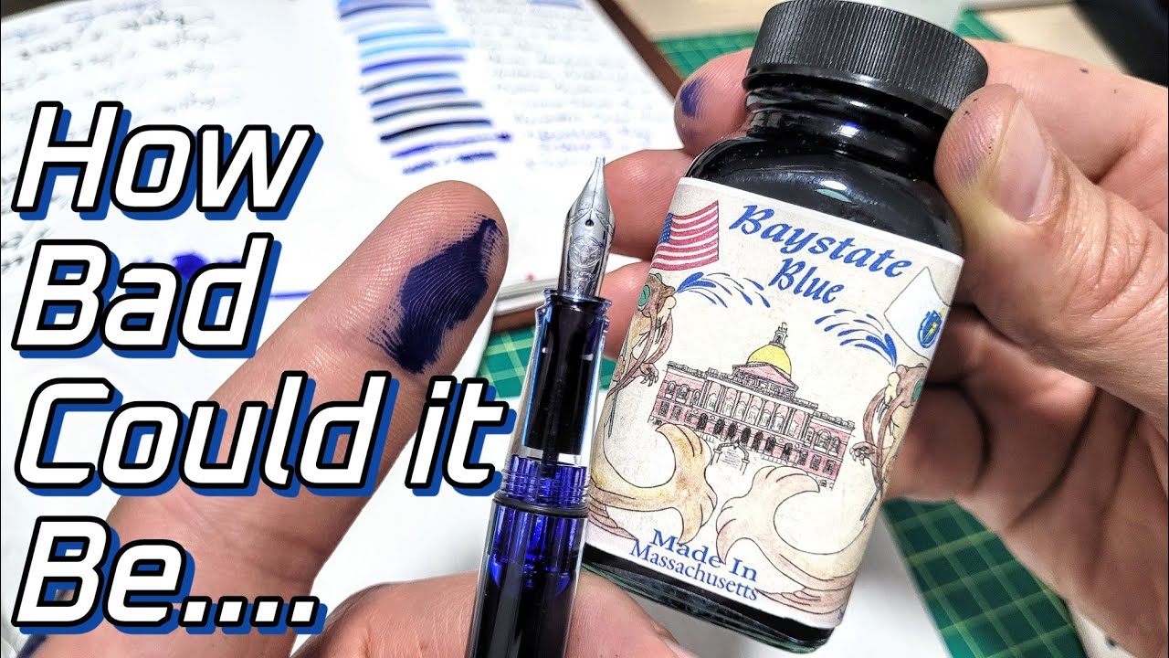 Are The Horror Stories True? Noodler's Baystate Blue Fountain Pen Ink 