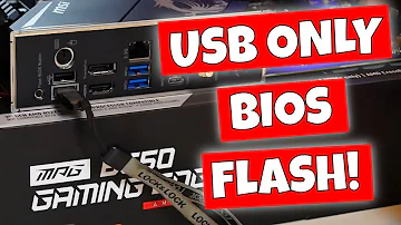 How do I use the flash button in BIOS?