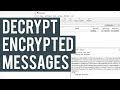 How To Decrypt PGP Messages | gpg4win Kleopatra Tutorial