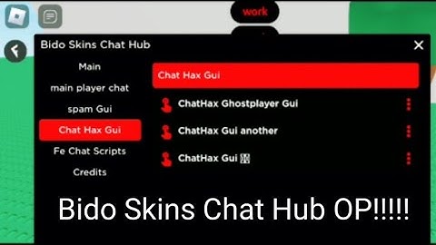 Bido Skins New Script Bido Skins Chat Hub OP!!!!! Arceus X/Fluxus/Delta Android 2023
