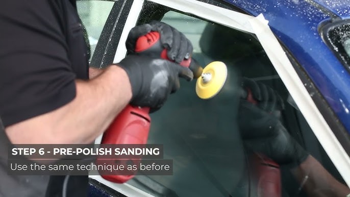 Mworld2 34pcs/set Glass Polishing Kit, Scratch Remover Window Repair Cerium Oxide Polishing Powder Polishing Pad and Wheel