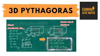 Exam Hack #9: The FASTEST Way to Do 3D Pythagoras (GCSE Maths Trick!)