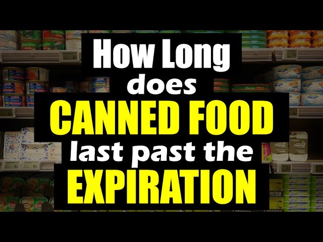 How Long Does Canned Food Last—and How Should You Store It?