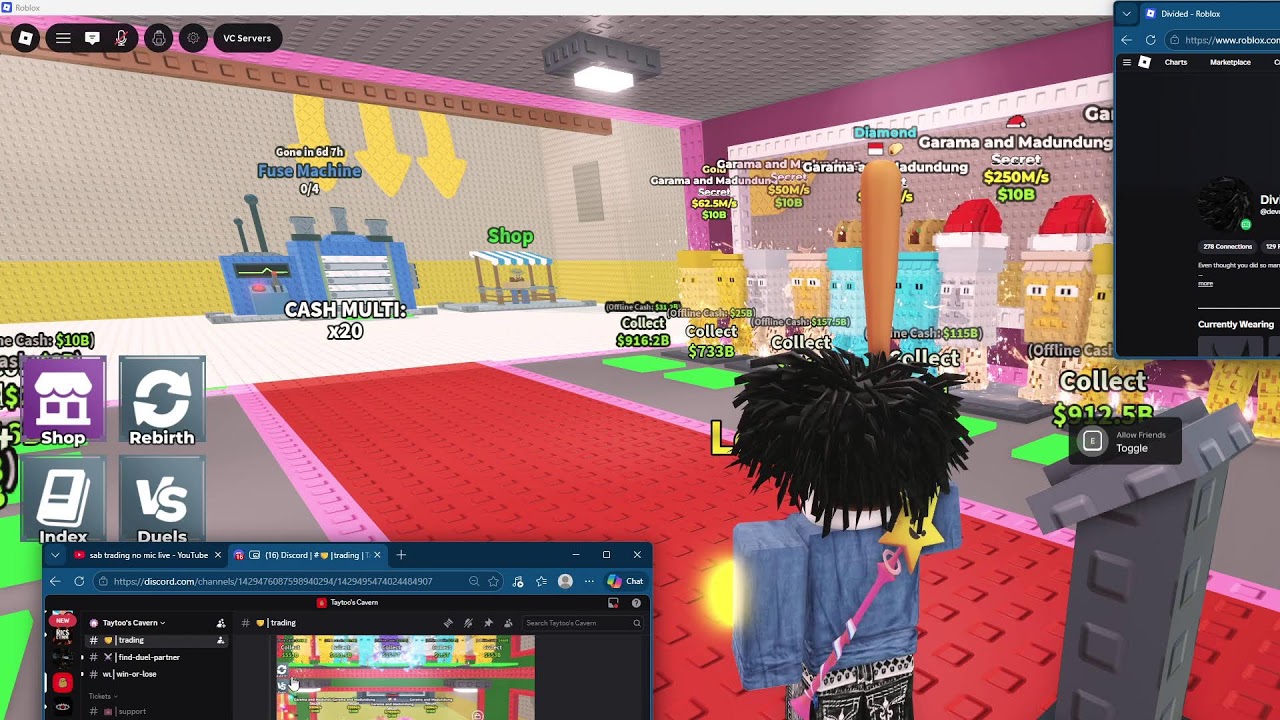 sab trading no mic live