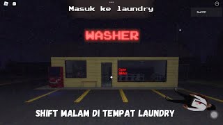 BANYAK ORANG HILANG SECARA MISTERIUS  DI SEKITAR TEMPAT LAUNDRY INI  💀 ~ MIDNIGHT CLEANERS ROBLOX