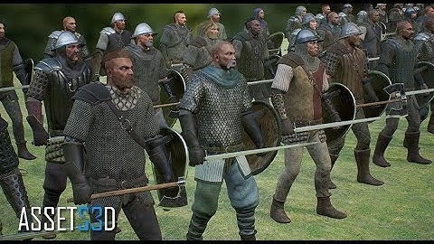 Updated v2.2 - Modular Medieval Warrior 01 - UE4 - Assets3D