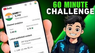 1 Hours CHALLENGE [ SHOKING Result 🗿‼️] How To Viral YouTube Shorts Channel From 0 Subscribers