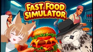 【熱い闘い（？）】イヌ科と鳥類が走り回るハンバーガーショップ（？）【FAST FOOD SIMULATOR】