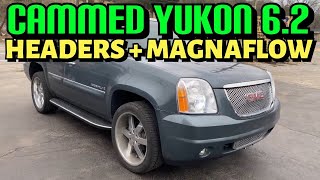 2007 GMC Yukon DENALI CAMMED 6.2L LS V8 EXHAUST w/ 11" MAGNAFLOW!