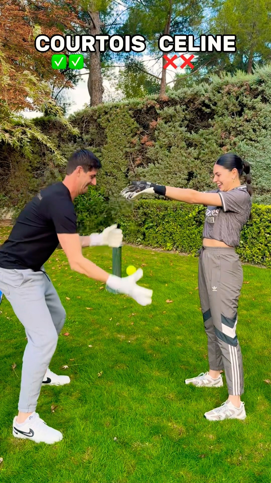 Speed Reaction Challenge vs Courtois ??