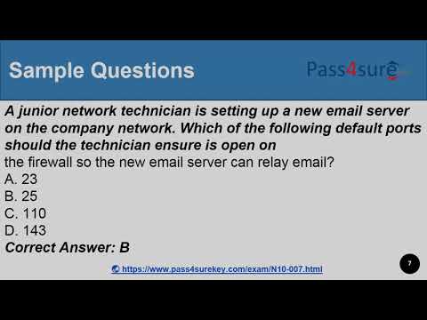 compTIA N10 007