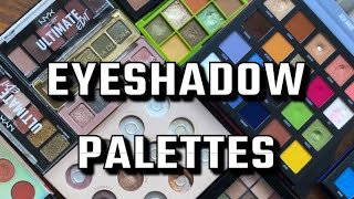 Makeup inventory 2023/2024 - Eyeshadow palettes collection & declutter