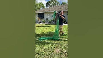 Easiest way to throw a 10 foot cast net