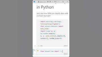 Support Vector Machines (SVM)_training