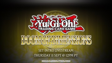 Yu-Gi-Oh! TCG | Doom of Dimensions | Set Introduction