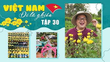 LÀNG HOA SA ĐÉC dịp TẾT QUÝ MÃO rộn ràng sắc xuân | VIỆT NAM ĐI LÀ GHIỀN #30