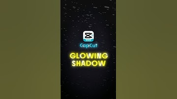 CAPCUT | GLOWING SHADOW ⚡🔥 | #shorts #tutorial #edit #viral