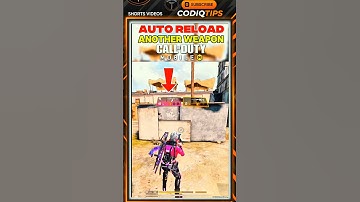 FASTEST Auto Reload Trick in COD Mobile! 🤯🔥 MUST SEE SHORT! #codm