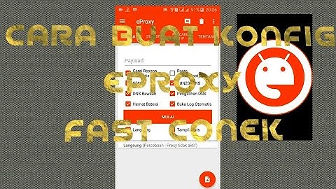CARA BUAT CONFIG EPROXY NEW
