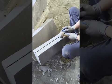 شق الحجر الدقة بالمطرقة