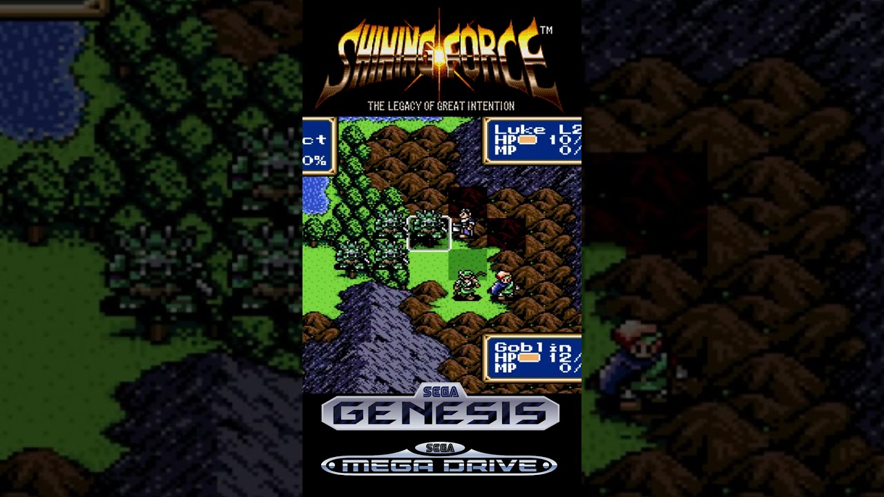 Shining Force Sega Genesis Mega Drive TOP Tactical 