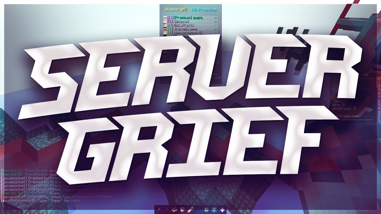 Griefing play.acentramc.com | Zenyph