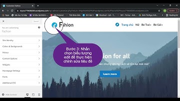 Hướng dẫn chỉnh sửa tiêu đề hiển thị của website trên Wordpress